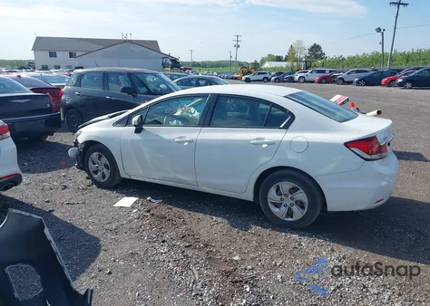 2014 Honda Civic Lx z USA, uszkodzony, nr VIN 19XFB2F59EE201848